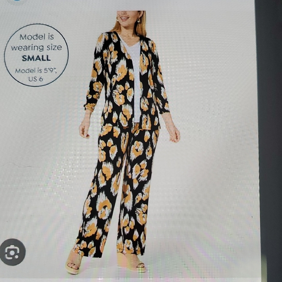 Floral Black and Yellow Women's Jumpsuit - Picture 1 of 9